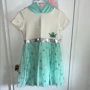 NWT Girls XL Mint Green Star Wars Hooded Dress